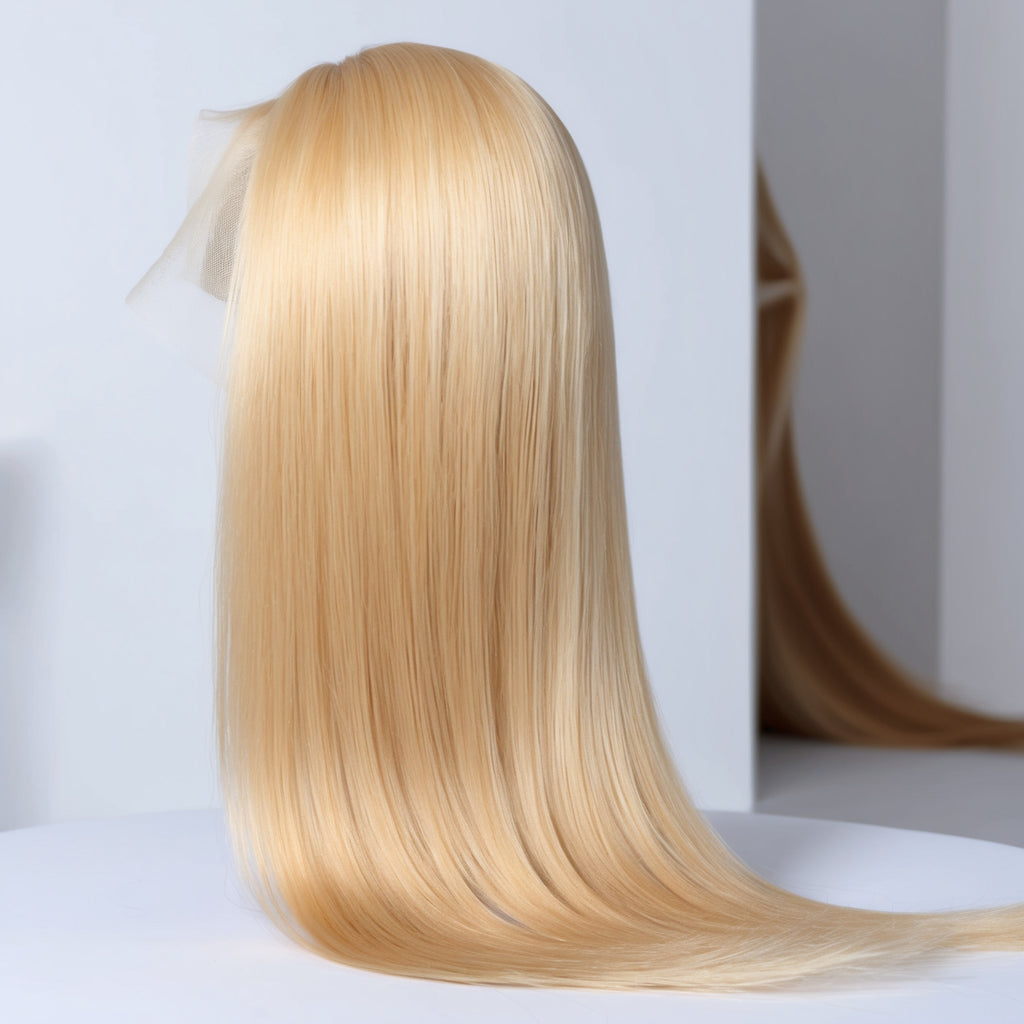 613 Blonde Human Hair Lace Front Wig
