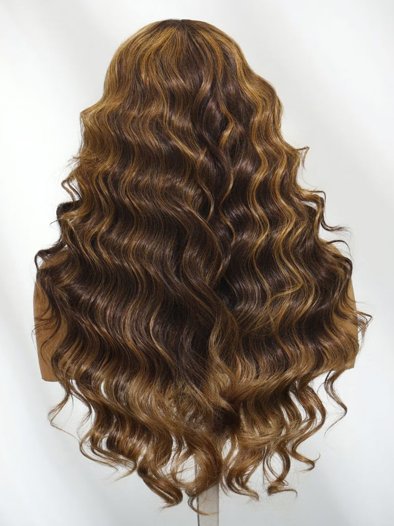 Honey Drip Waves 30” Luxury Ombre Wig