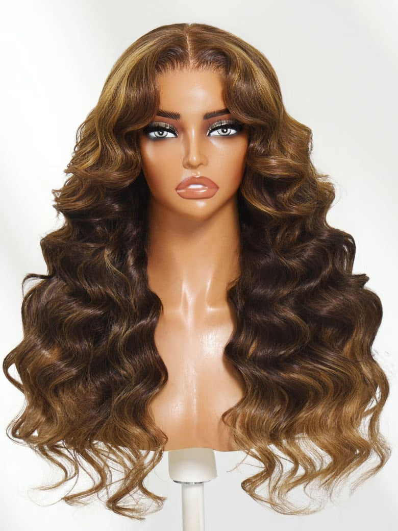 Honey Drip Waves 30” Luxury Ombre Wig