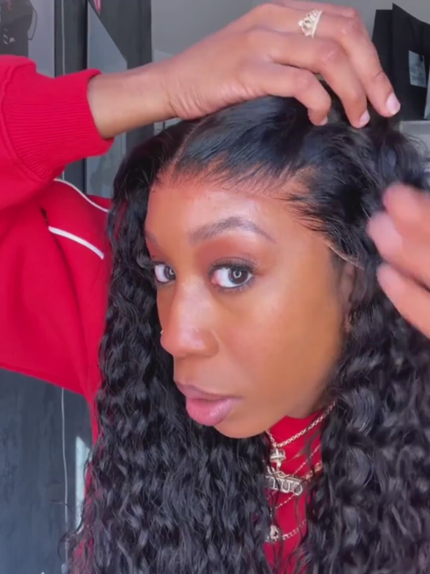 Waves of Envy Water Wave Transparent Lace Frontal Wig