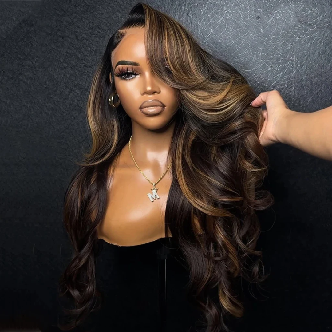 Mocha Highlight Curls